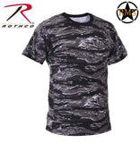 T-Shirts Tiger Stripe Camouflage - Military Cut (Cotton/Polyester) - Rothco