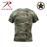 T-Shirts Vintage Camouflage - Military Cut (Cotton/Polyester) - Rothco