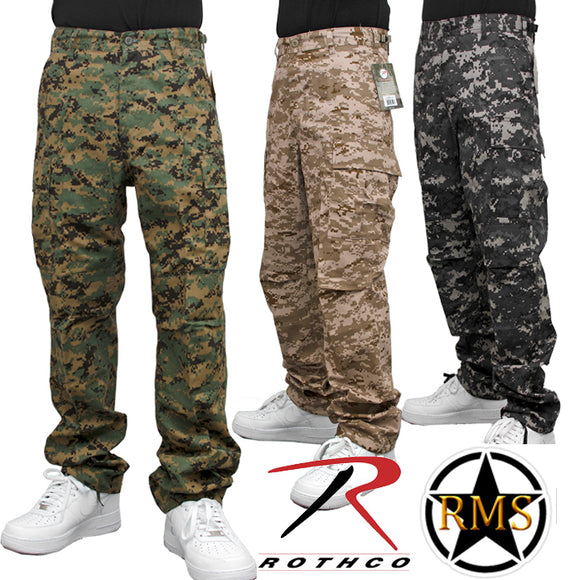 Combat Digital Pants - BDU (Battle Dress Uniform) - Rothco – Royal