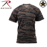 T-Shirts Tiger Stripe Camouflage - Military Cut (Cotton/Polyester) - Rothco